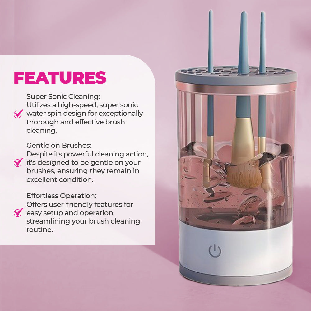 Bristlefy™ Electric Makeup Brush Cleaner